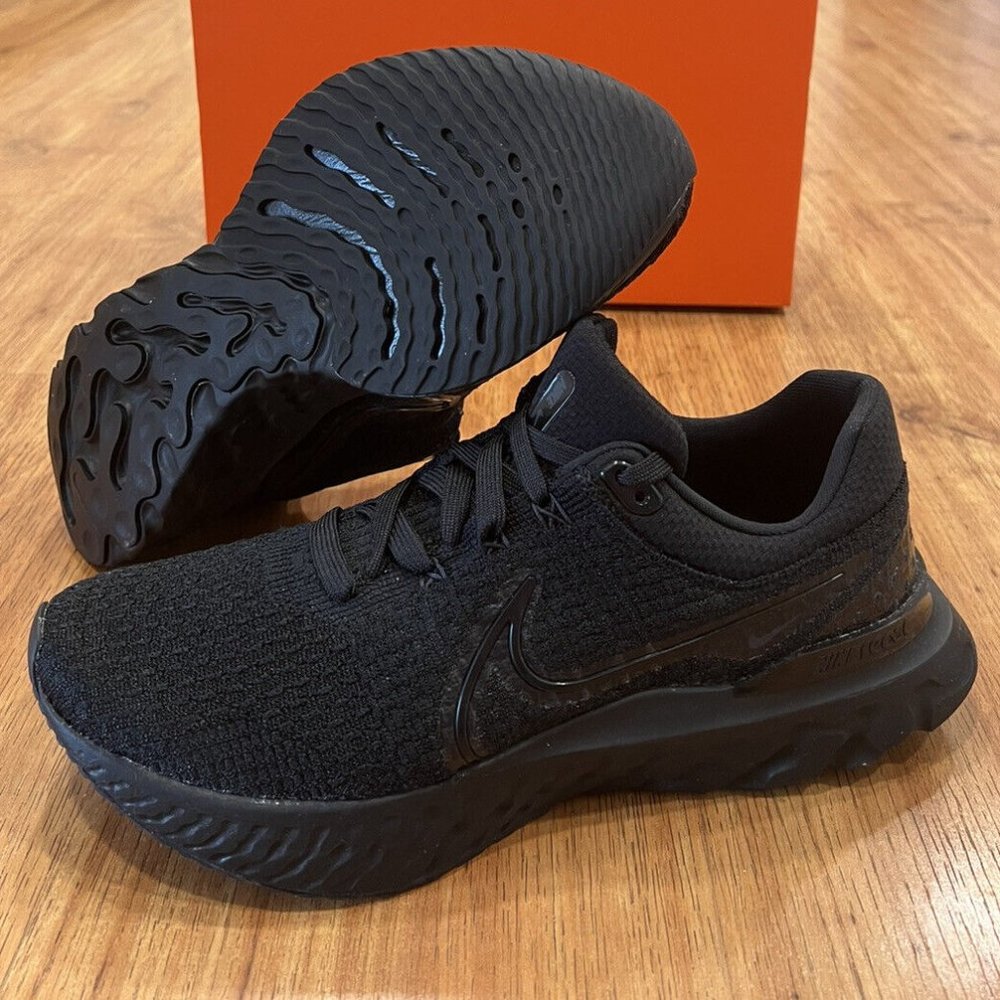 New Nike React Infinity Run Flyknit 3 Running Black (DH5392-005) Mens 12… - Picture 1 of 5